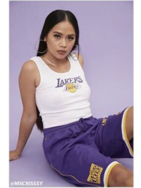 F21 💛 LA Lakers Rib Cropped Tank
